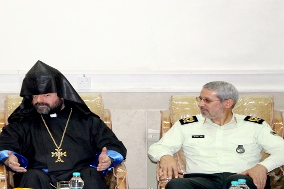 اصفهان- دیدار اسقف ارامنه با نیروی انتظامی