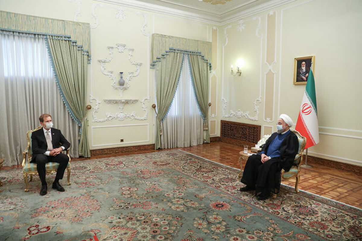 دیدار روحانی با سفیر جدید نروژ