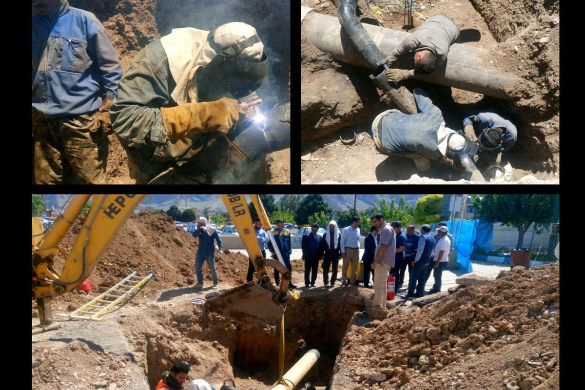 جابجایی گاز منطقه گلدشت