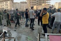 صدای چند انفجار در نزدیکی محل اقامت مکرون در دمشق شنیده شد