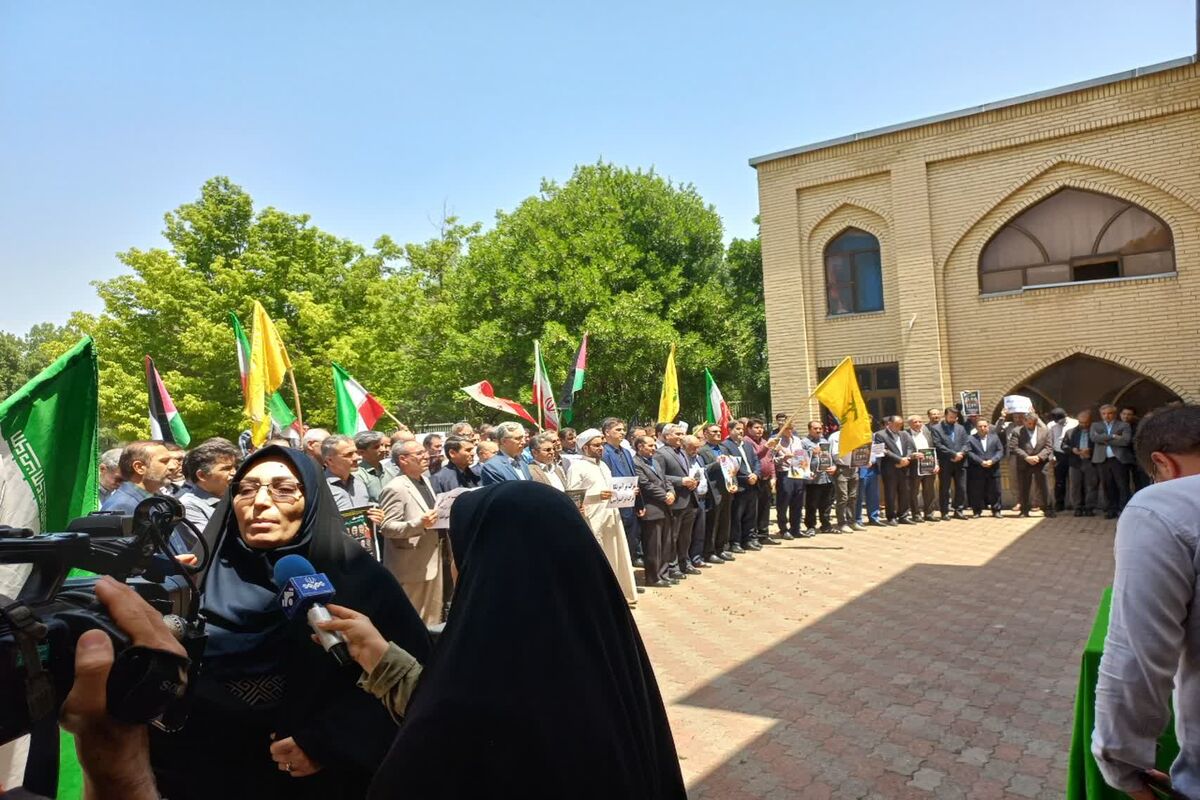 تجمع دانشگاهین محقق اردبیلی در محکومیت اسراییل