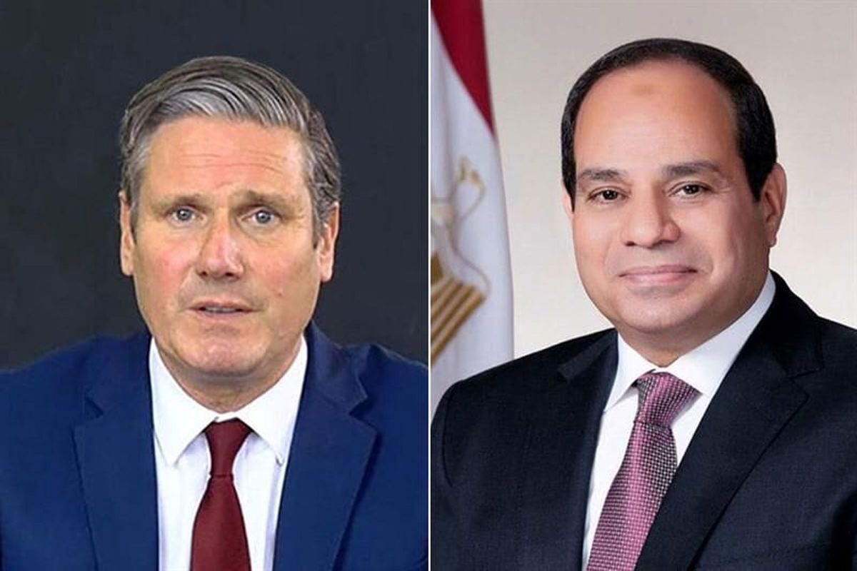 رهبران انگلیس و مصر