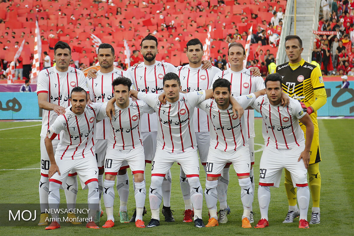 دیدار تیم های فوتبال پرسپولیس و سپیدرود رشت