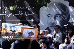 مراسم تشییع پیکر زنده یاد «محمد علی بهمنی»
