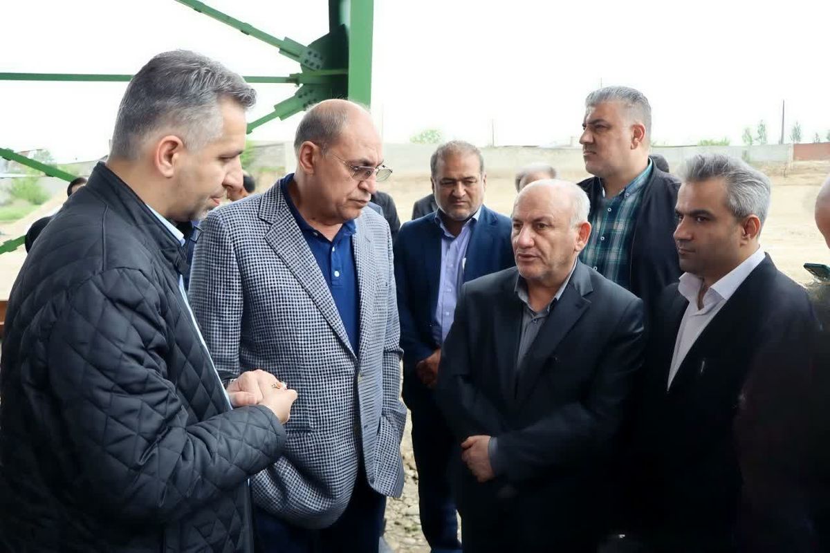 بازدید استاندار از پروژه عمرانی قائمشهر