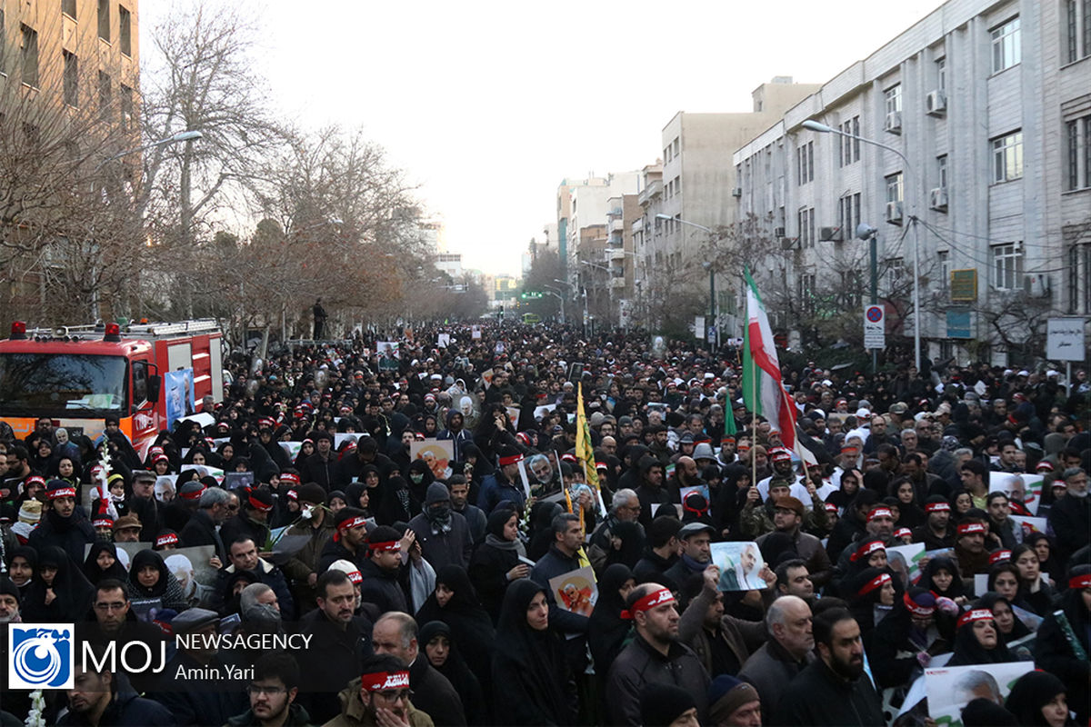 تشییع پیکر سپهبد شهید قاسم سلیمانی در تهران