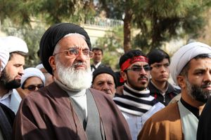 حضور آیت‌الله سعیدی در تجمع بزرگداشت 9 دی 