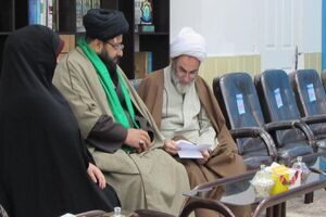 ملاقات عمومی آیت الله فلاحتی با طلاب و روحانیون گیلان برگزار شد