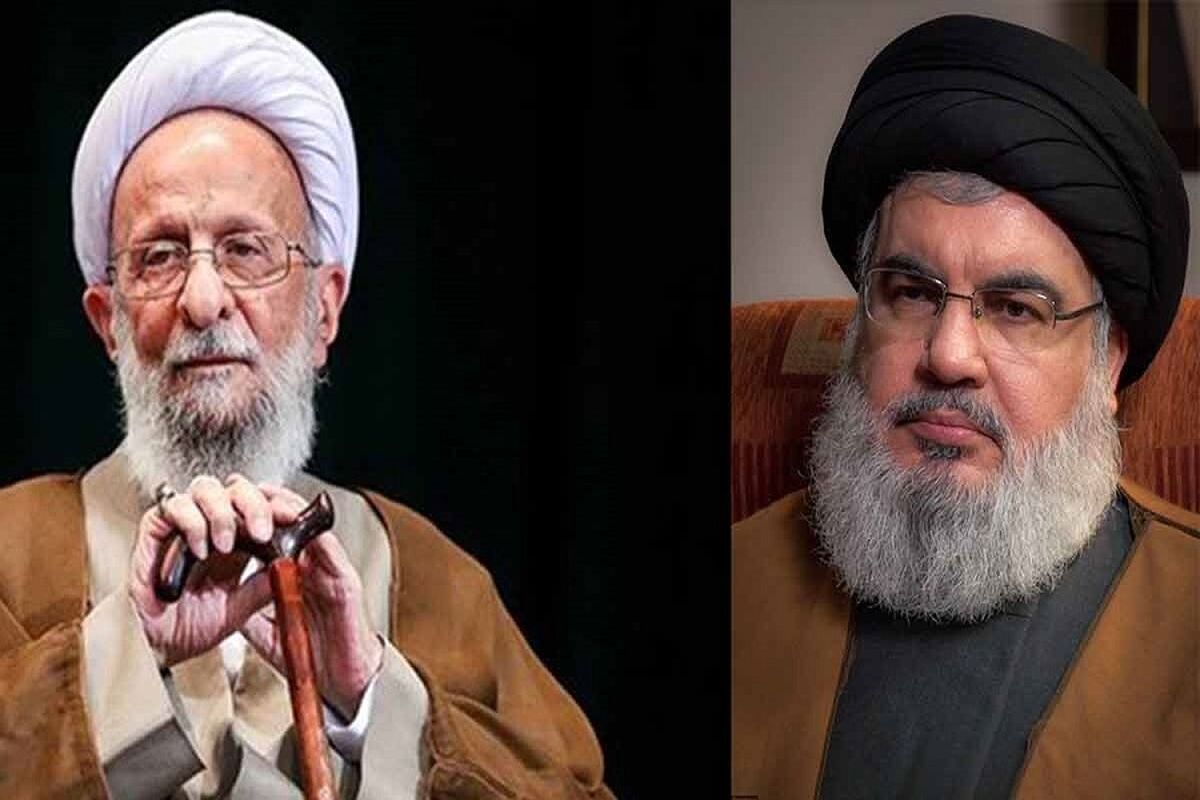 آیت‌الله مصباح و سید حسن نصرالله