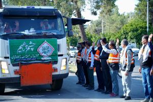 اعزام کاروان پشتیبانی راهداری فارس به مرز مهران