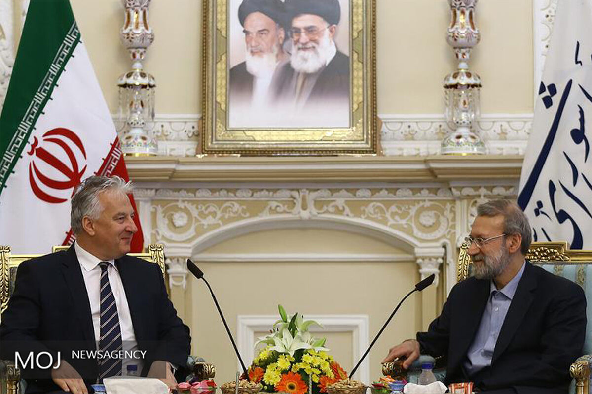 دیدار معاون نخست وزیر مجارستان با علی لاریجانی