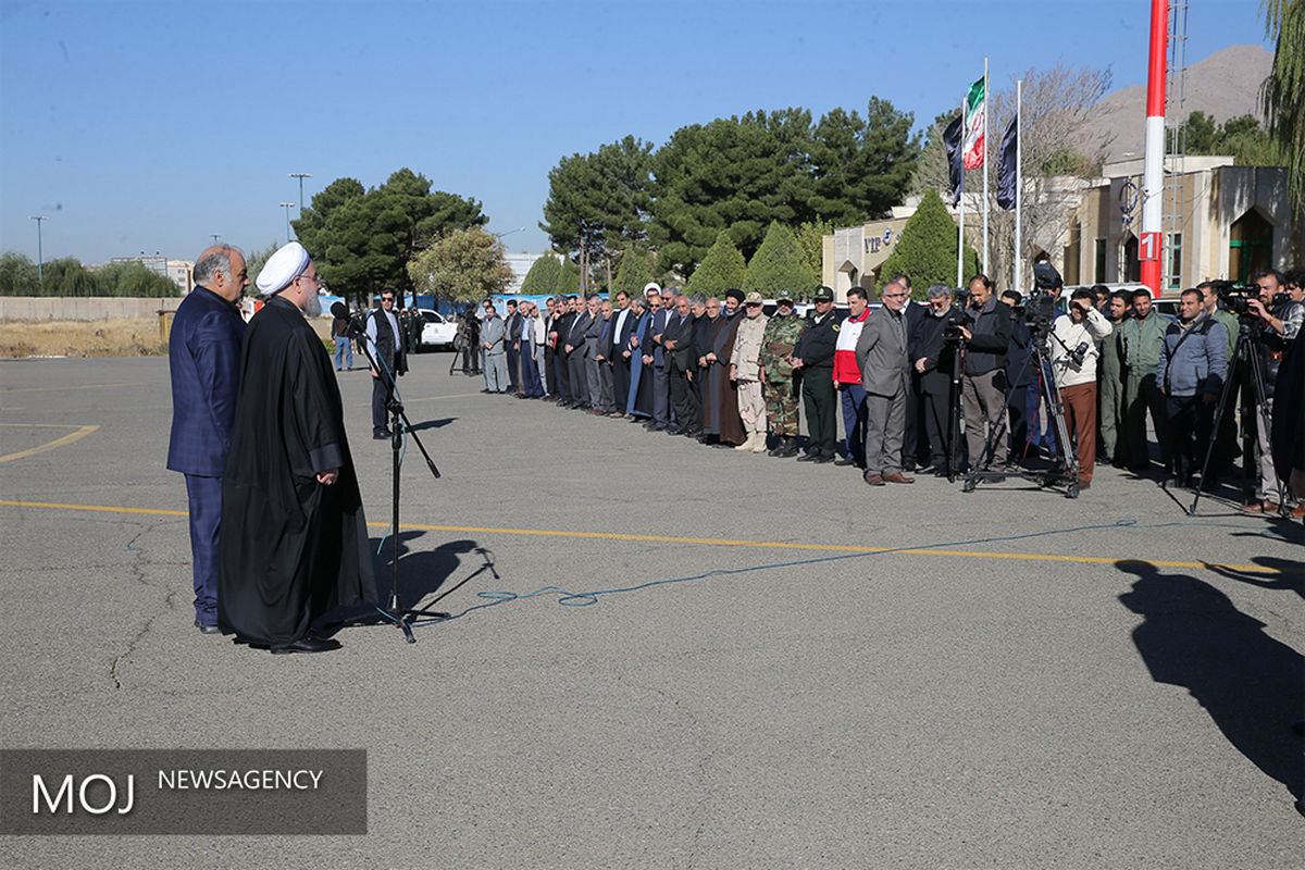 سفر رییس جمهوری به مناطق زلزله زده کرمانشاه