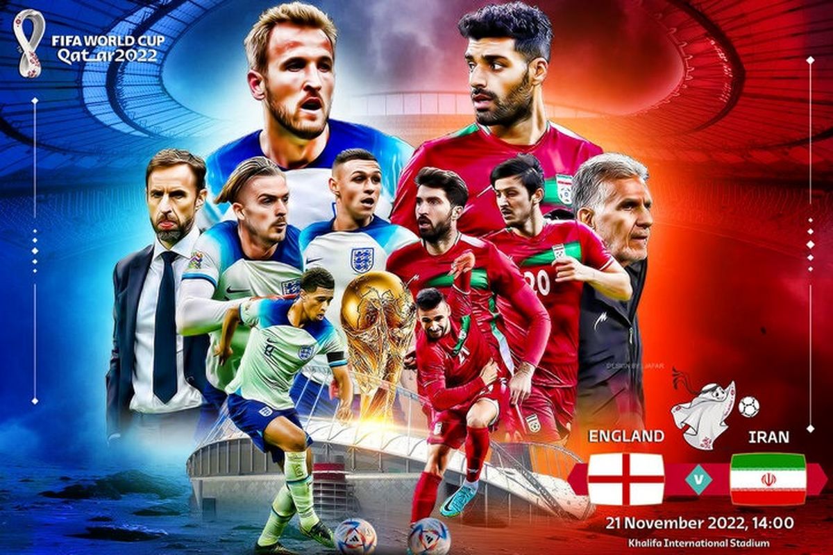 تیم‌های ملی فوتبال ایران و انگلیس