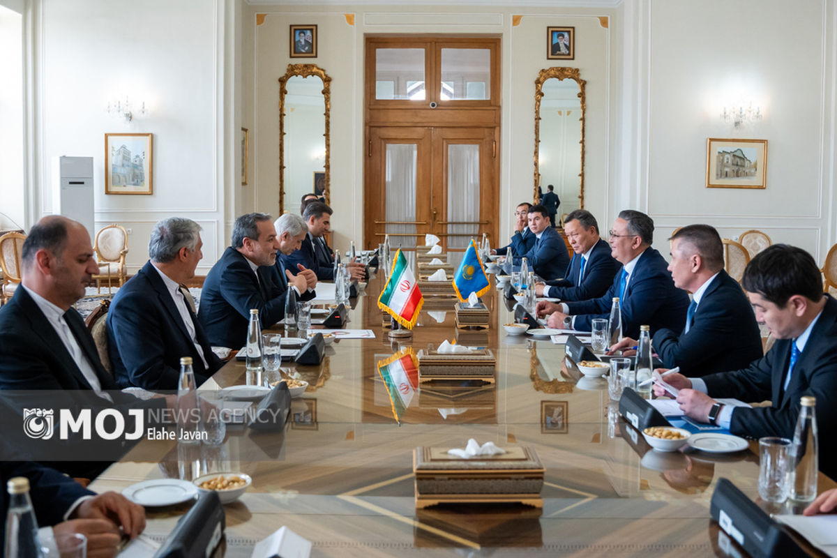 دیدار وزرای امور خارجه جمهوری اسلامی ایران و قزاقستان