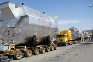 توقیف محموله دیگ بخار در جاده های هرمزگان