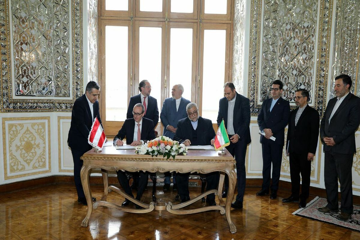 امضای سند همکاری فرهنگی بین ایران و اتریش