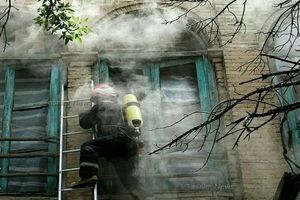 یک میراث ملی فرهنگی در کرمانشاه طعمه حریق شد