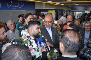 نکویی‌مجد و خسروی پس از درخشش جهانی پارادوومیدانی به کرمانشاه بازگشتند