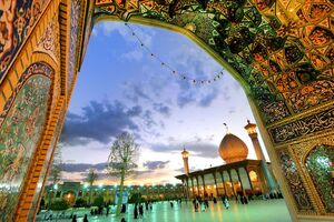 اجتماع بزرگ بانوان میثاق فاطمی در حرم مطهر شاهچراغ(ع) 
