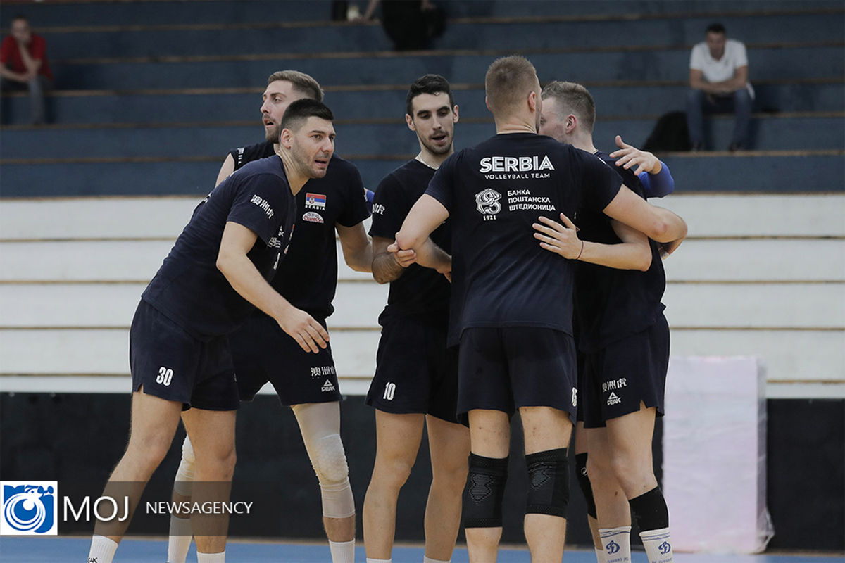 دیدار دوستانه تیم های ملی والیبال ایران و صربستان