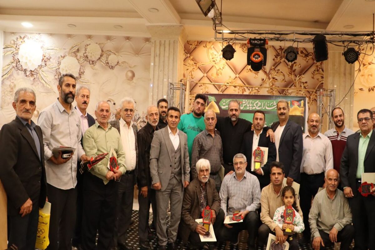 تکریم خادمان موکب قدمگاه شهدای چالوس 