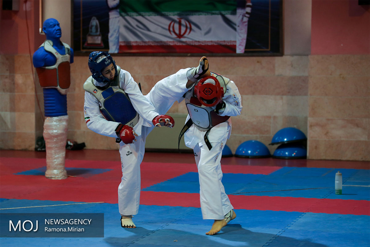 تمرین تیم ملی تکواندو بانوان