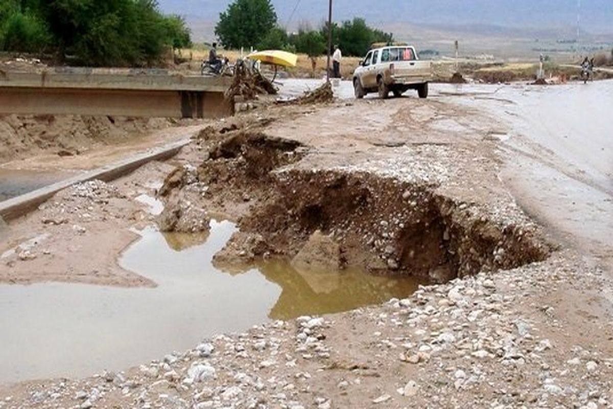 سیل در بشاگرد