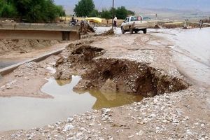 خسارت میلیاردی سیل در بشاگرد