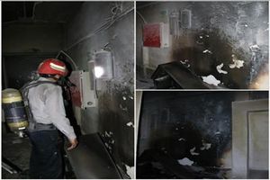 یکی از هتل‌های خرم‌آباد دچار حریق شد