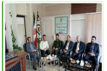 دیدار فرماندار چوار و جمعی از مسئولان شهرستان با فرمانده انتظامی