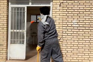 ضدعفونی کردن 51 مدرسه در شهرستان خوروبیابانک
