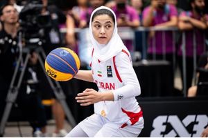 بسکتبال سه نفره زنان ایران مقابل قزاقستان پیروز شد