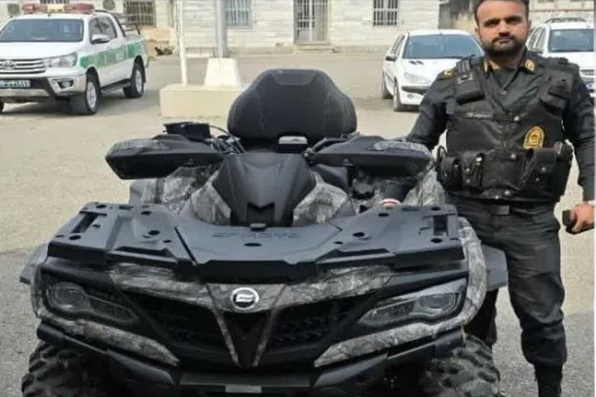 توقف موتور چهار چرخ 1000 در ساری