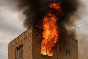 آتش‌سوزی مرگبار در کارگاه چاپ صادقیه تهران یک فوتی داشت