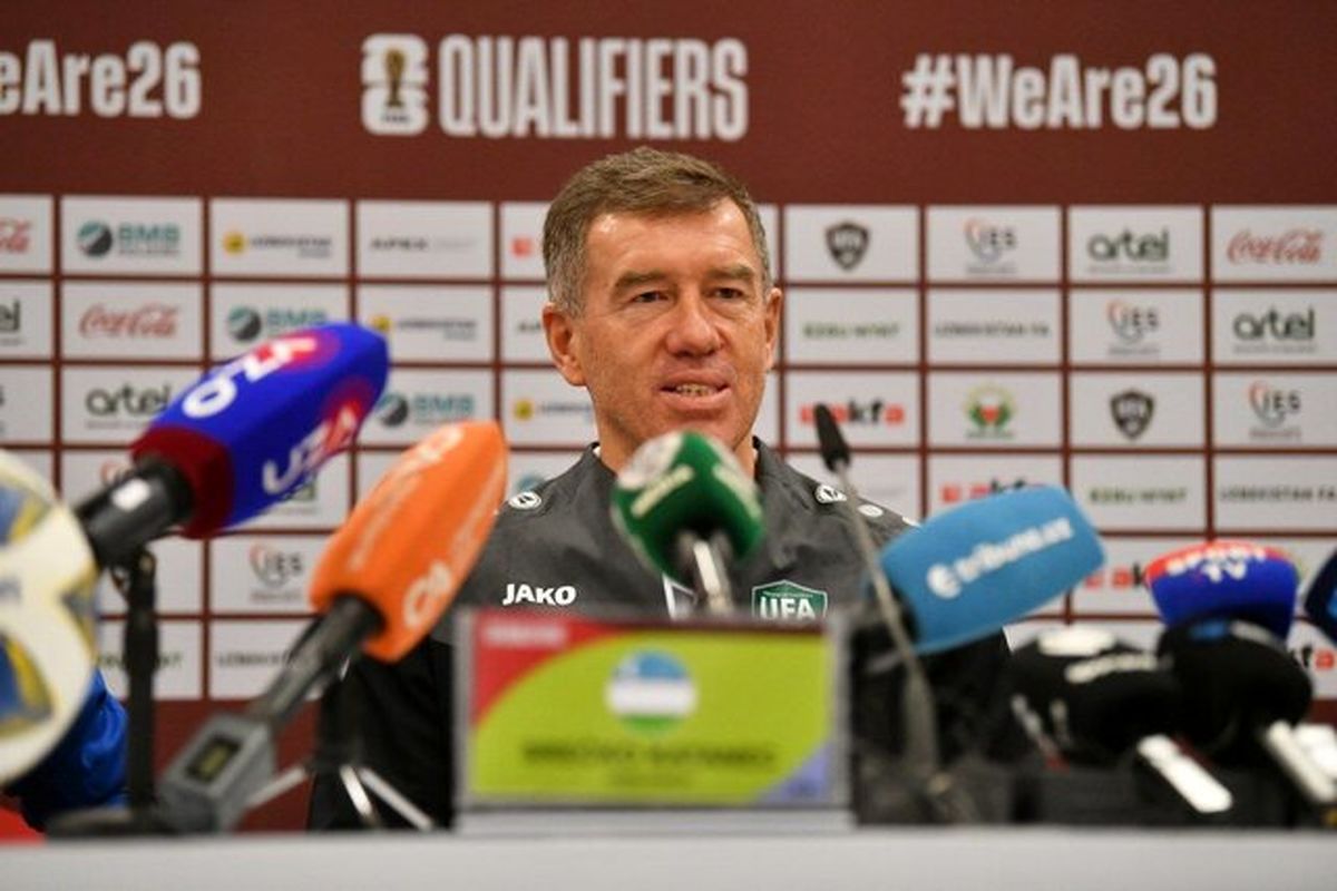 سرمربی تیم ملی ازبکستان