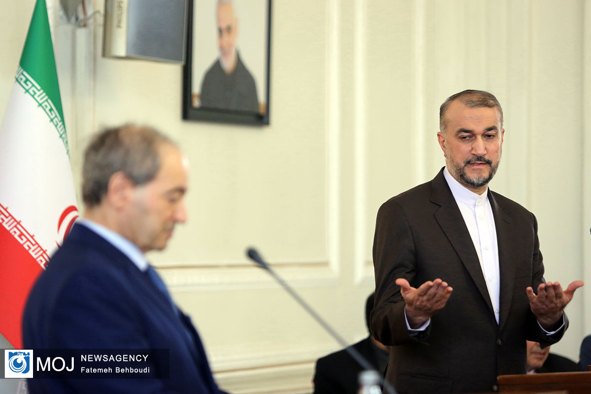 دیدار وزرای خارجه ایران و سوریه