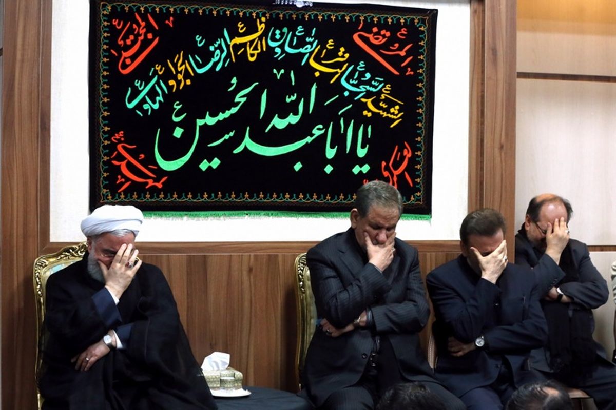 مراسم عزاداری حضرت اباعبدالله الحسین (ع) با حضور روحانی