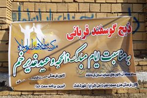 ستاد فهما کرمانشاه رتبه نخست اجرای طرح نذر قربانی را کسب کرد