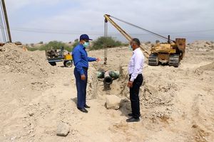 بازدید مدیر منطقه خلیج فارس از مسیر خط گوره - جاسک