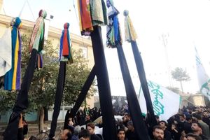 گناباد، طلایه دار آیین سنتی علم گردانی در خراسان رضوی