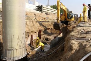 طرح جمع آوری فاضلاب بافت فرسوده بندرعباس کلید خورد