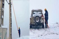 تلاش شبانه‌روزی نیروهای عملیاتی برای برقراری برق در مازندران
