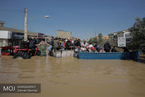 سیل در آق‌قلا