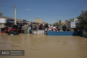 سیل در آق‌قلا