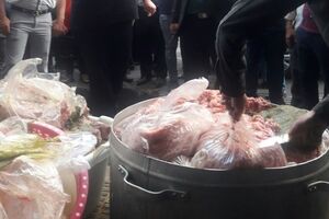 کشف حدود ۱۰۰ کیلوگرم گوشت فاسد در آزادشهر