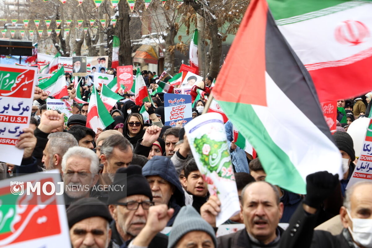 راهپیمایی 22 بهمن در کرمانشاه