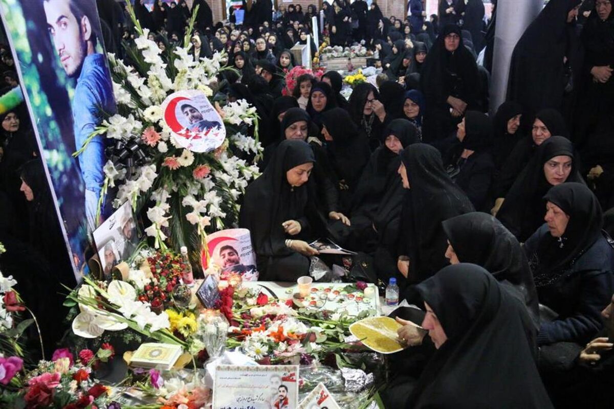 اولین سالگرد شهید مدافع حرم بابک نوری هریس