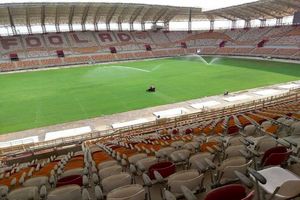 افتتاح ورزشگاه فولاد آرنا با حضور اسحاق جهانگیری