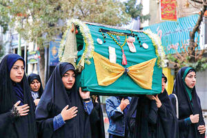 تجمع زنان عاشورایی در میدان امام حسین(ع) پایتخت