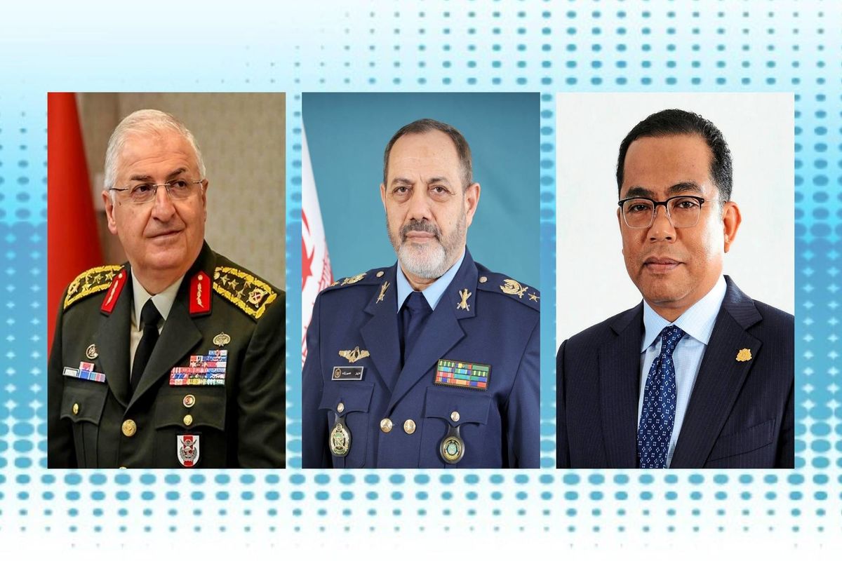 وزیر دفاع در گفتگوی تلفنی جداگانه با وزرای دفاع ترکیه و مالزی